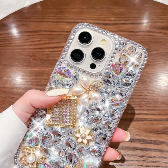 Iphone 16 16 Pro 16 Pro Max iPhone Luxury Diamond Case - Picture 5 of 9